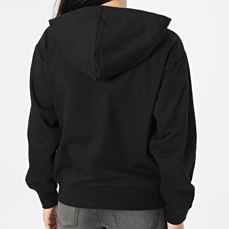 Calvin Klein - Sweat Zippé Capuche Femme 7B270 Noir