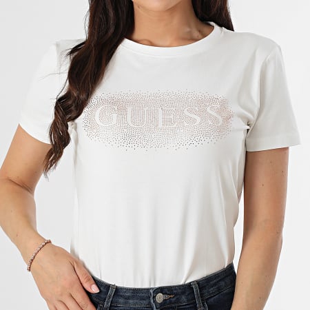 Guess - Tee Shirt Femme V5YI08-J1314 Blanc