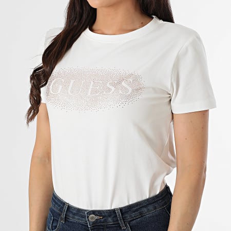 Guess - Tee Shirt Femme V5YI08-J1314 Blanc