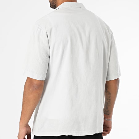 KZR - Chemise Manches Courtes En Lin 058 Gris