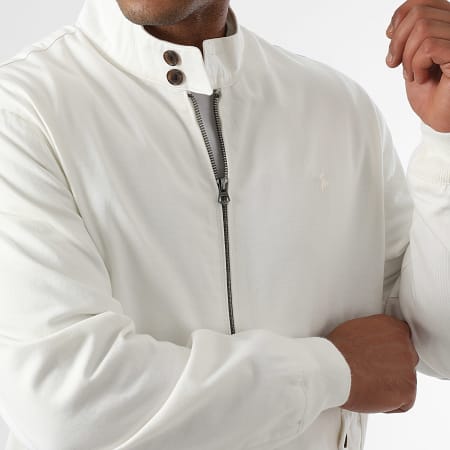Polo by Ralph Lauren ホワイト ジャケット L 同色ロゴが上品!! ロンハーマン別注ポロ ラルフ ローレンの