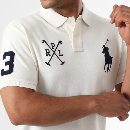 Polo Ralph Lauren - Polo Manches Courtes Big Player Blanc