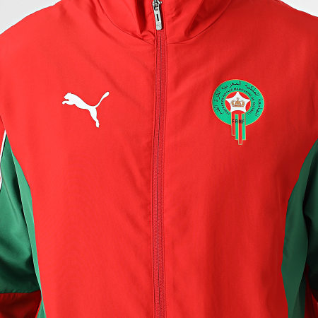 Puma - Veste Zippée FRMF Maroc Archive 781973 Rouge Vert