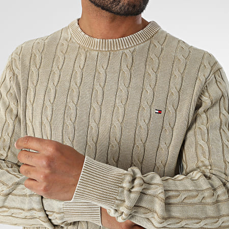 Tommy Hilfiger - Classic Cable Sweater 9524 Beige