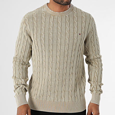 Tommy Hilfiger - Classic Cable Sweater 9524 Beige