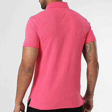 Tommy Hilfiger - Polo Manches Courtes Slim 1985 7771 Rose