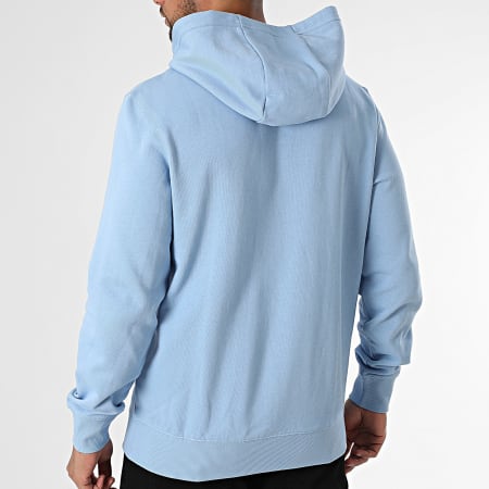 Tommy Hilfiger - Sweat Capuche Outline Flag Script 9372 Bleu Clair