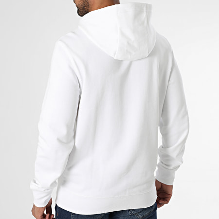 Tommy Hilfiger - Sweat Capuche Outline Flag Script 9372 Blanc