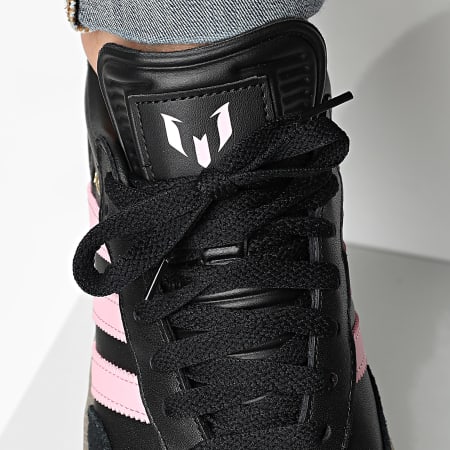 Adidas Sportswear - Baskets Samba Messi JP7845 Core Black Gold Metallic Gum 4