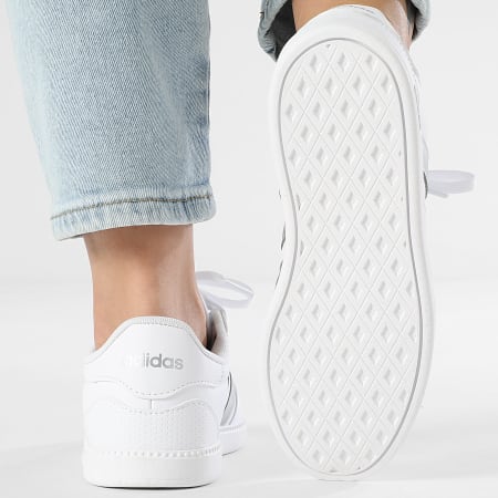 Adidas Sportswear - Baskets Femme Breaknet Sleek JI3527 Footwear White Silver Metallic