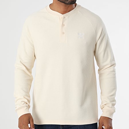 Adidas Originals - Polo Manches Longues Essentials JX2757 Beige