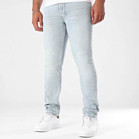 Calvin Klein - Jean Slim LV04RB736G Bleu Wash