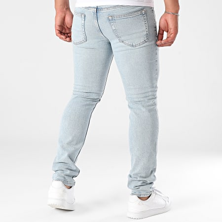 Calvin Klein - Jean Slim LV04RB736G Bleu Wash