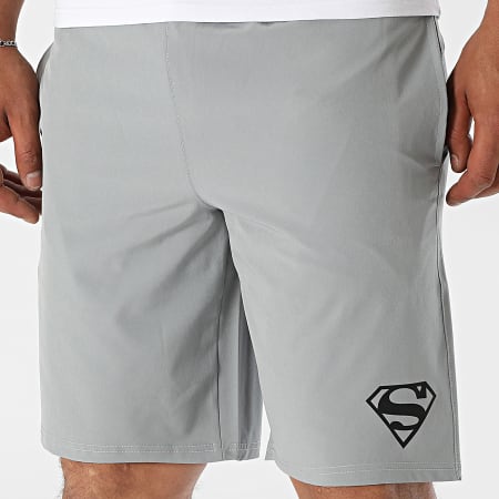 DC Comics - Short Jogging Tech Logo Superman Gris Noir