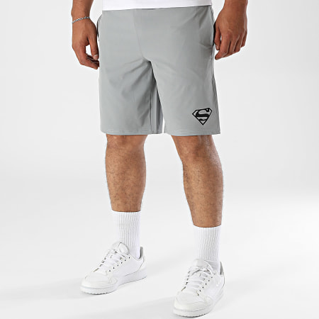 DC Comics - Short Jogging Tech Logo Superman Gris Noir