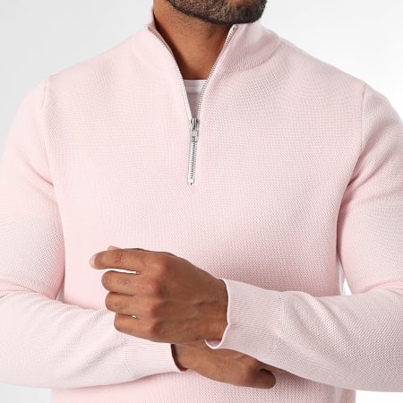 LBO - Jersey de punto con cremallera 2007 Rosa Claro