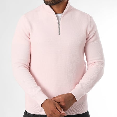 LBO - Jersey de punto con cremallera 2007 Rosa Claro