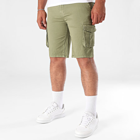 Paname Brothers - Basile Cargo Shorts Caqui Verde