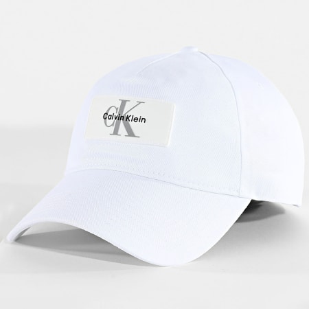 Calvin Klein - Casquette Logo Silicon Patch 5042 Blanc