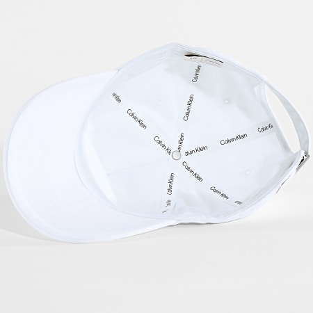Calvin Klein - Casquette Logo Silicon Patch 5042 Blanc