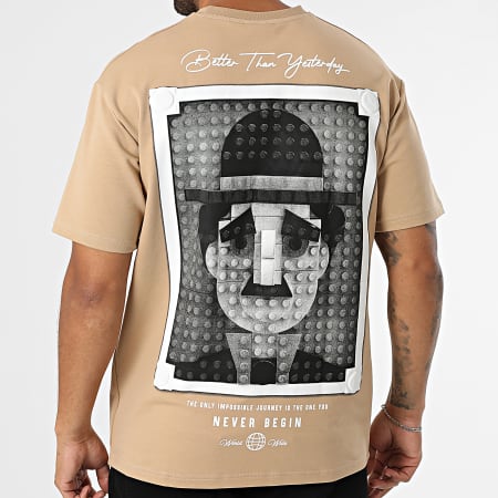 Classic Series - Oversize Tee Shirt 050 Beige - Ryses