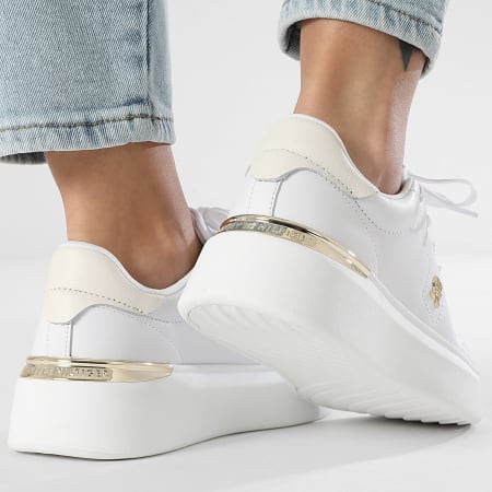 Tommy Hilfiger - Baskets Femme TH Fashion Court 8631 White