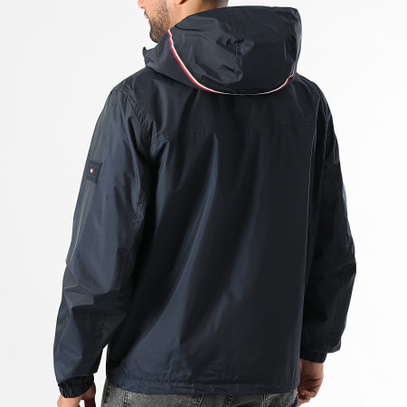 Tommy Hilfiger - Veste Zippée Capuche 0225 Bleu Marine