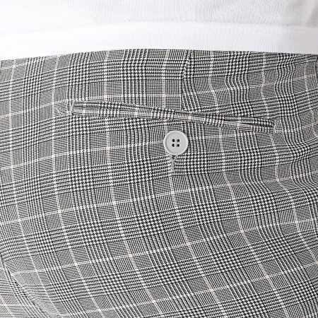 Classic Series - Regular Fit Pantalones a cuadros 28010 Gris Beige Detalles