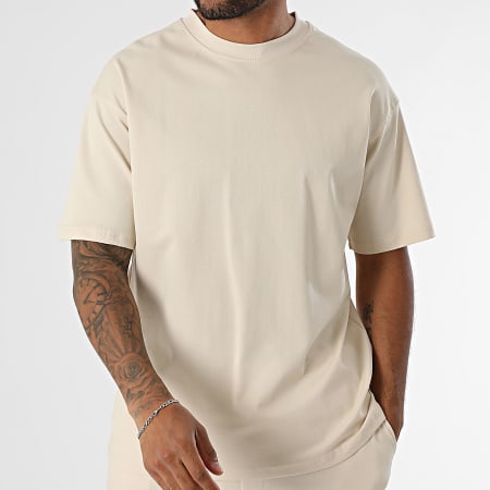MTX - Ensemble Tee Shirt Oversize Et Short Jogging 096 Beige
