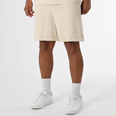 MTX - Ensemble Tee Shirt Oversize Et Short Jogging 096 Beige