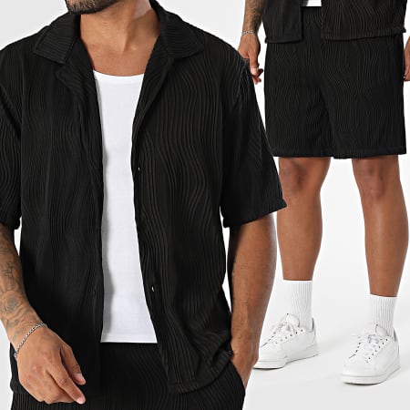 MTX - Ensemble Chemise Manches Courtes Et Short Jogging 225 Noir