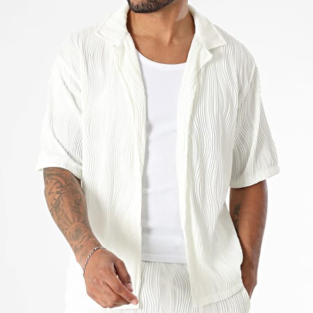 MTX - Ensemble Chemise Manches Courtes Et Short Jogging 225 Beige Clair