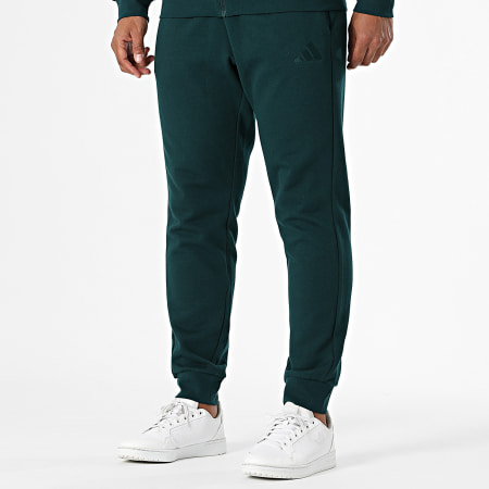 Adidas Sportswear - Ensemble De Survetement A Bandes 3 Stripes JX5546 Vert Bouteille