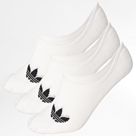 Adidas Originals - Lot De 3 Paires De Chaussettes Low Cut JV7441 Blanc
