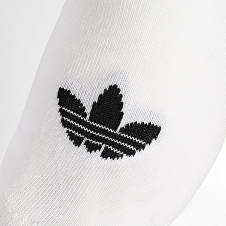 Adidas Originals - Lot De 3 Paires De Chaussettes Liner JV7398 Blanc