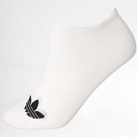 Adidas Originals - Lot De 3 Paires De Chaussettes Liner JV7398 Blanc