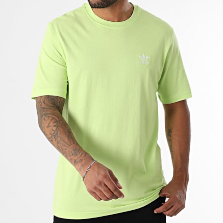 Adidas Originals - Tee Shirt Trefoil Essential JZ3583 Vert Clair
