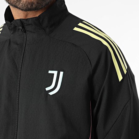 Adidas Sportswear - Veste Zippée Juventus Prematch JP1627 Noir