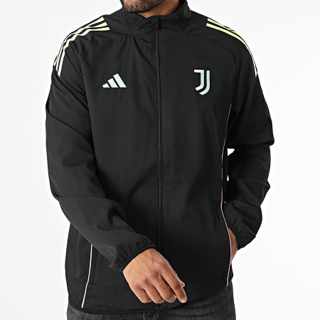 Adidas Sportswear - Veste Zippée Juventus Prematch JP1627 Noir