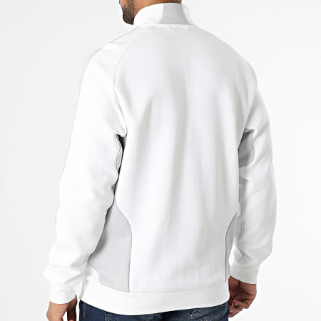 Adidas Sportswear - Veste Zippée A Bandes Real Madrid JN3069 Blanc Gris