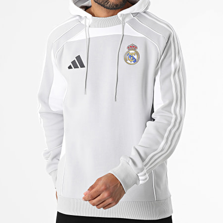 Adidas Sportswear Sweat Capuche Real Madrid JN3071 Gris Clair