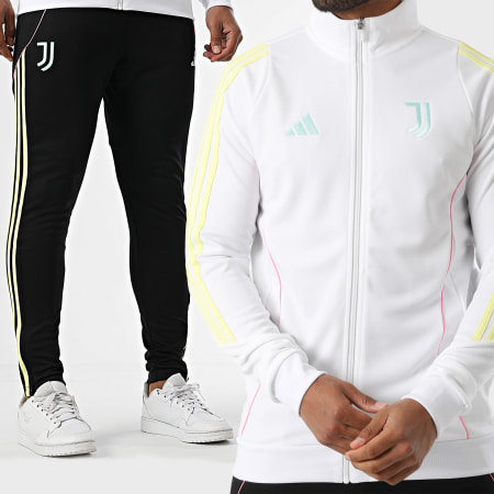 Adidas Sportswear - Ensemble De Survetement A Bandes Juventus JN9874 Blanc Noir