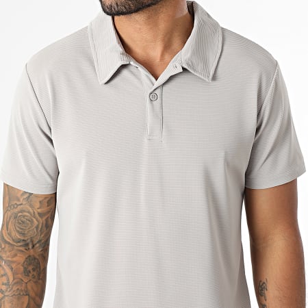 MTX - Ensemble Polo Manches Courtes Et Short Jogging Texturé 188 Gris