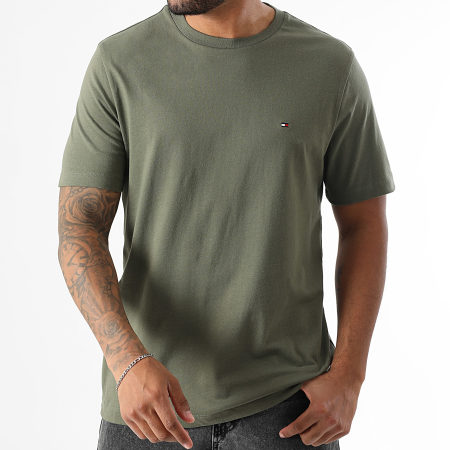 Tommy Hilfiger - Tee Shirt Essential Seasonal 9995 Vert Kaki