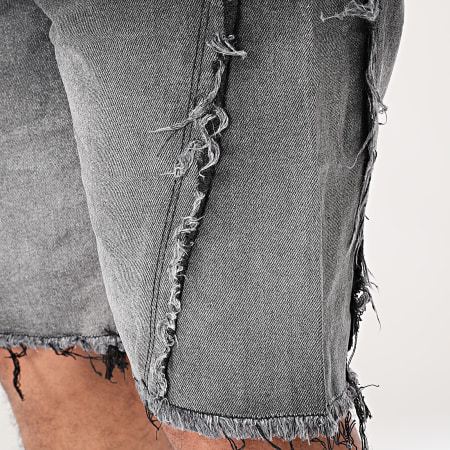 Uniplay - 24G Black Gray Gradient Jean Shorts