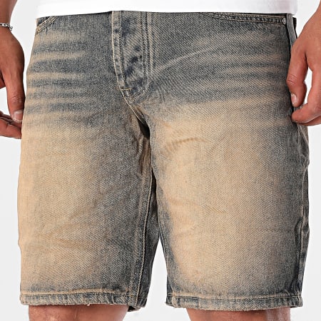 Uniplay - Jean Short 23B Blue Denim Beige