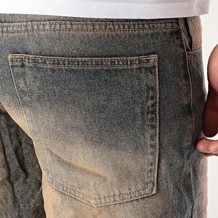 Uniplay - Jean Short 23B Blue Denim Beige