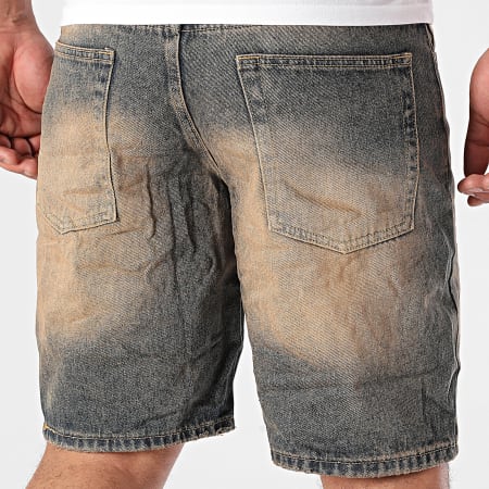 Uniplay - Jean Short 23B Blue Denim Beige