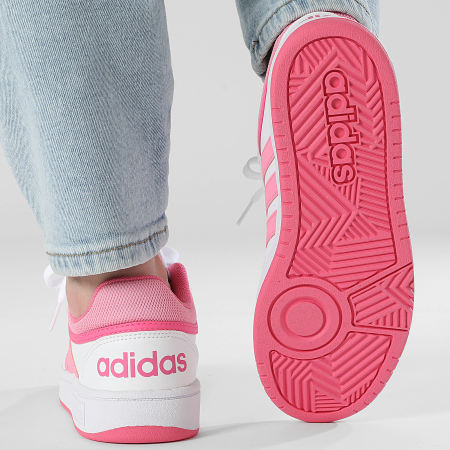 Adidas Performance - Hoops 3.0 Zapatillas Mujer IG3827 Calzado Blanco Bliss Rosa Pulso Magenta