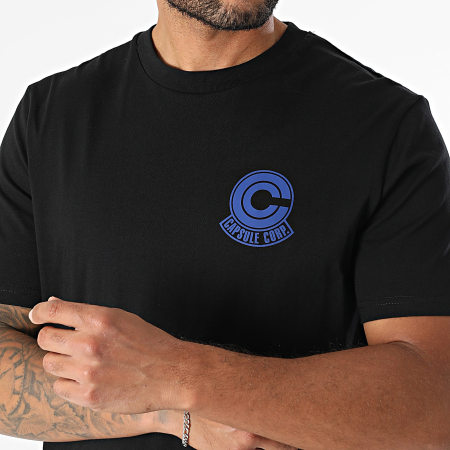 Dragon Ball Z - Black Blue Capsule Molleton Tee Shirt and Jogging Short Set